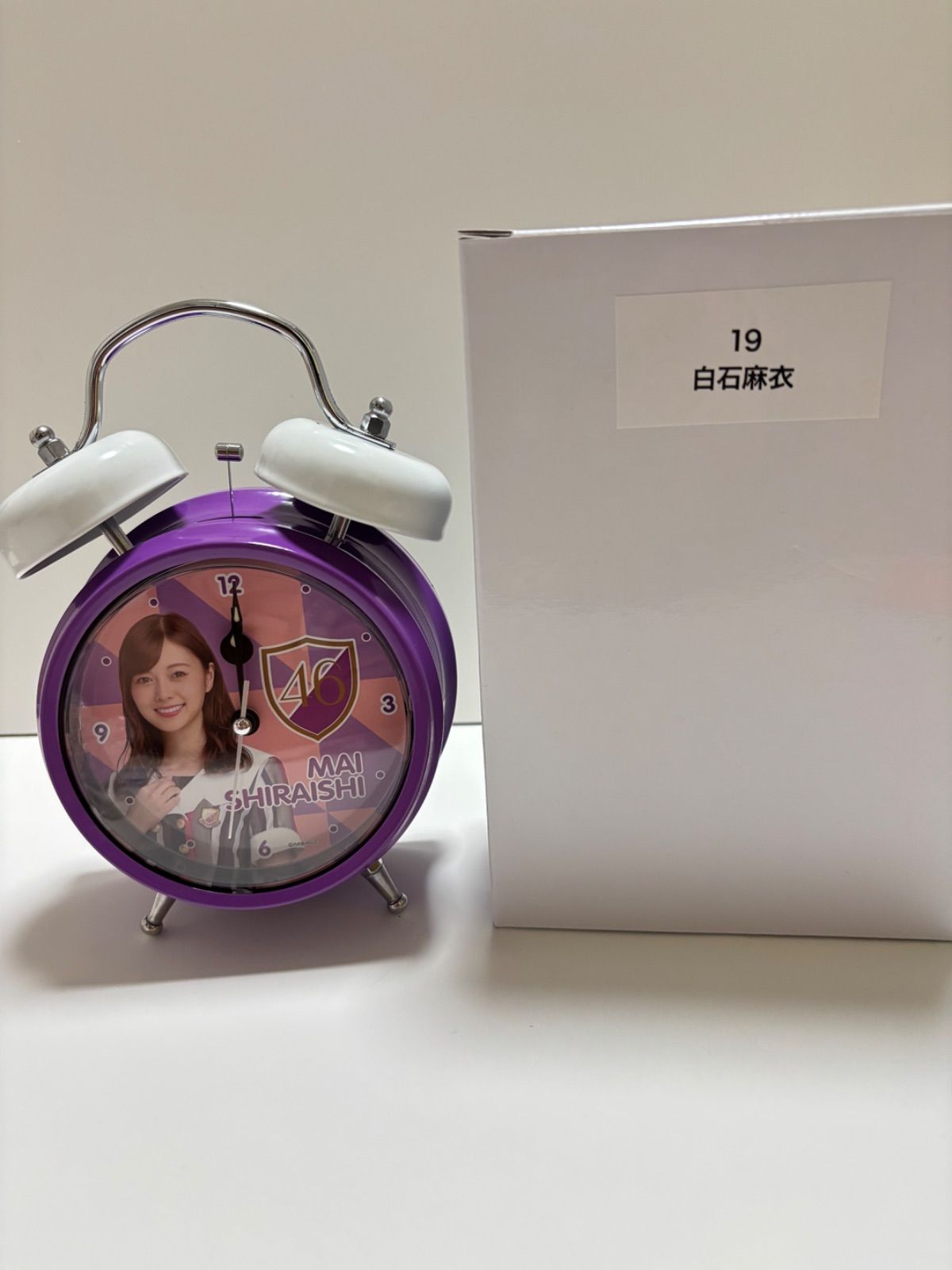 白石麻衣 時計 ボイス目覚まし時計 乃木坂46 白石麻衣 個別ボイス目覚まし時計 - メルカリ