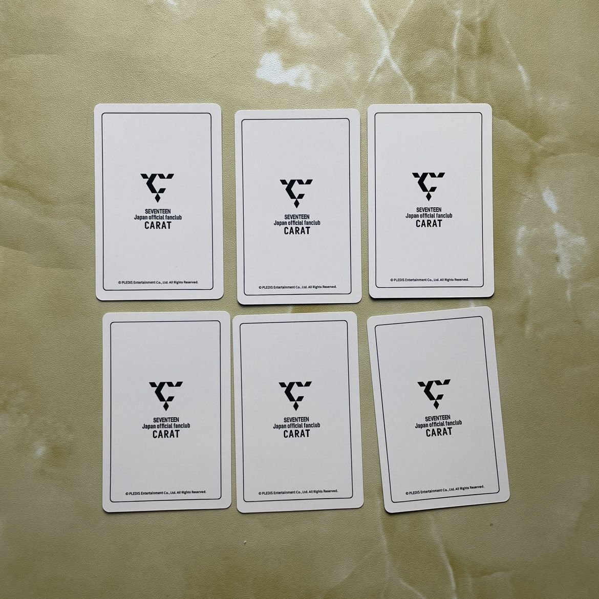 my best seventeen 投票企画 MY BEST SEVENTEEN FC 限定 トレカ 6枚