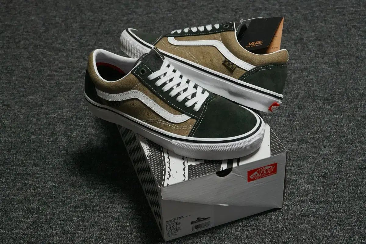  270 ヴァンズ スケート オールドスクール ゴシック オリーブ スニーカー 靴