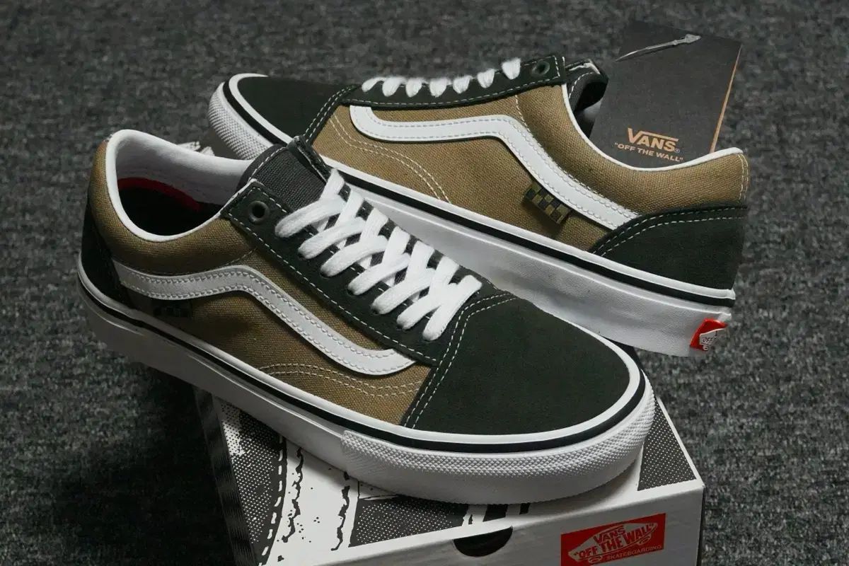 255 ヴァンズ スケート オールドスクール ゴシック オリーブ