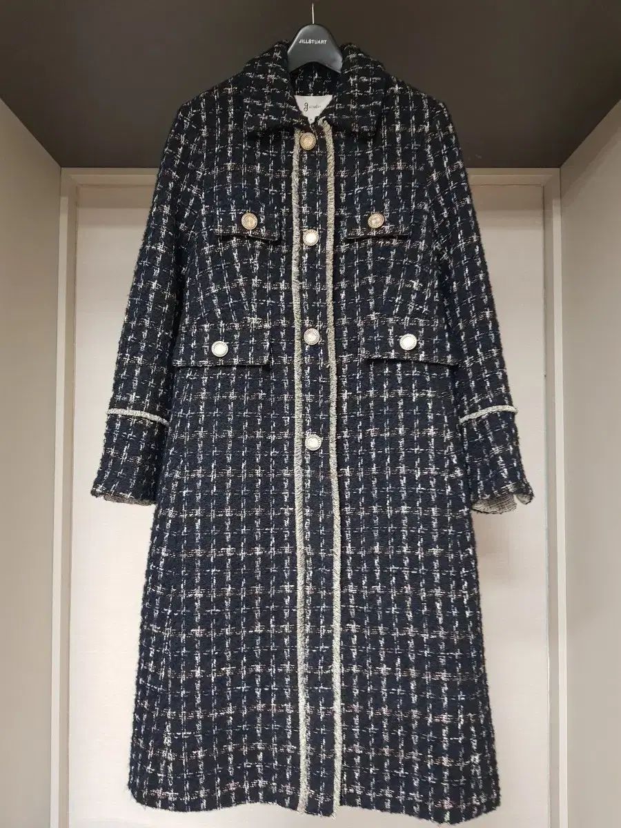 G studio イタリー ツイード ロングコート