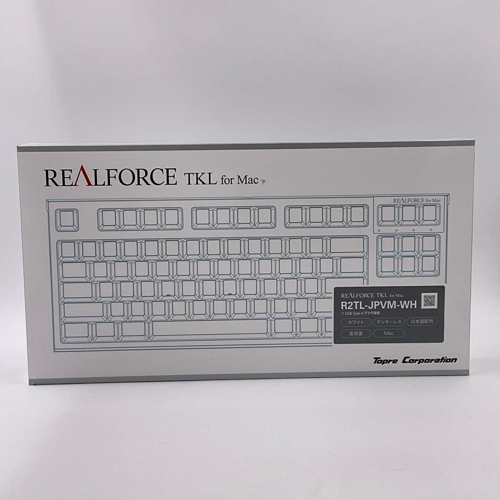 全額返金保証】【最速発送】東プレ REALFORCE TKL for Mac R2TL-USVM
