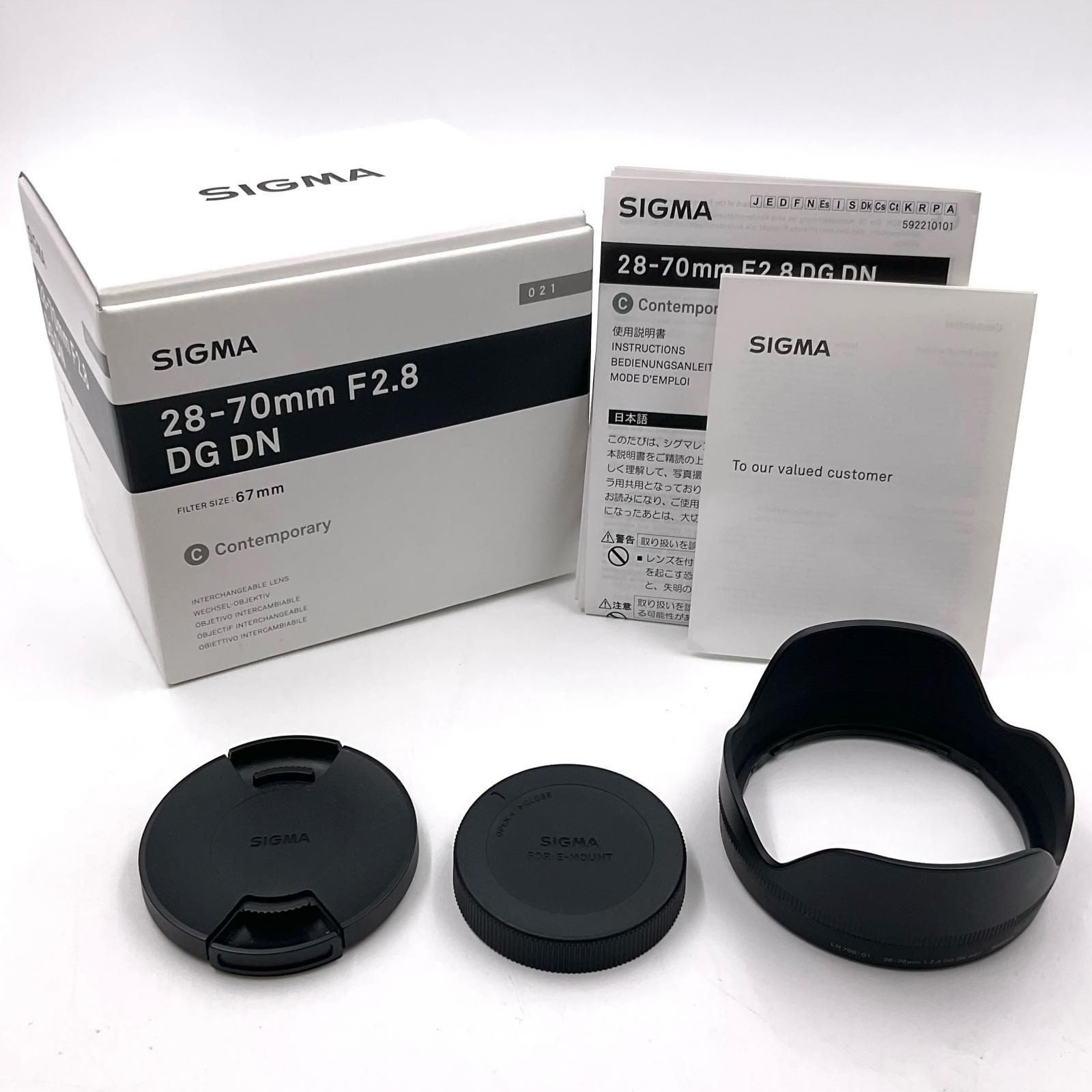  SIGMA 28-70 mm F 2.8 DG DN ソニーE用 レンズ(ズーム) カメラ