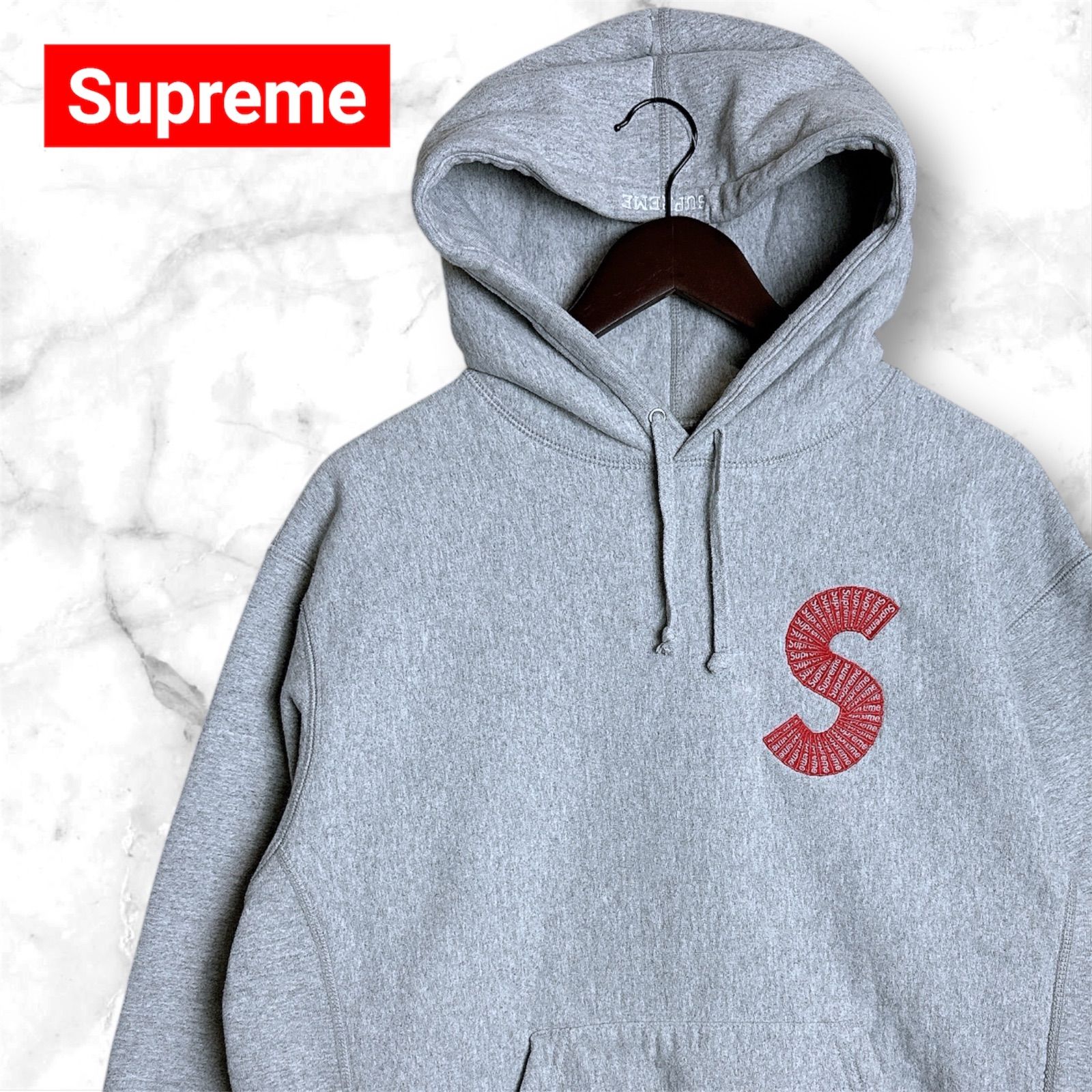 希少 人気デザイン】Supreme シュプリーム S Logo Hooded Sweatshirt S