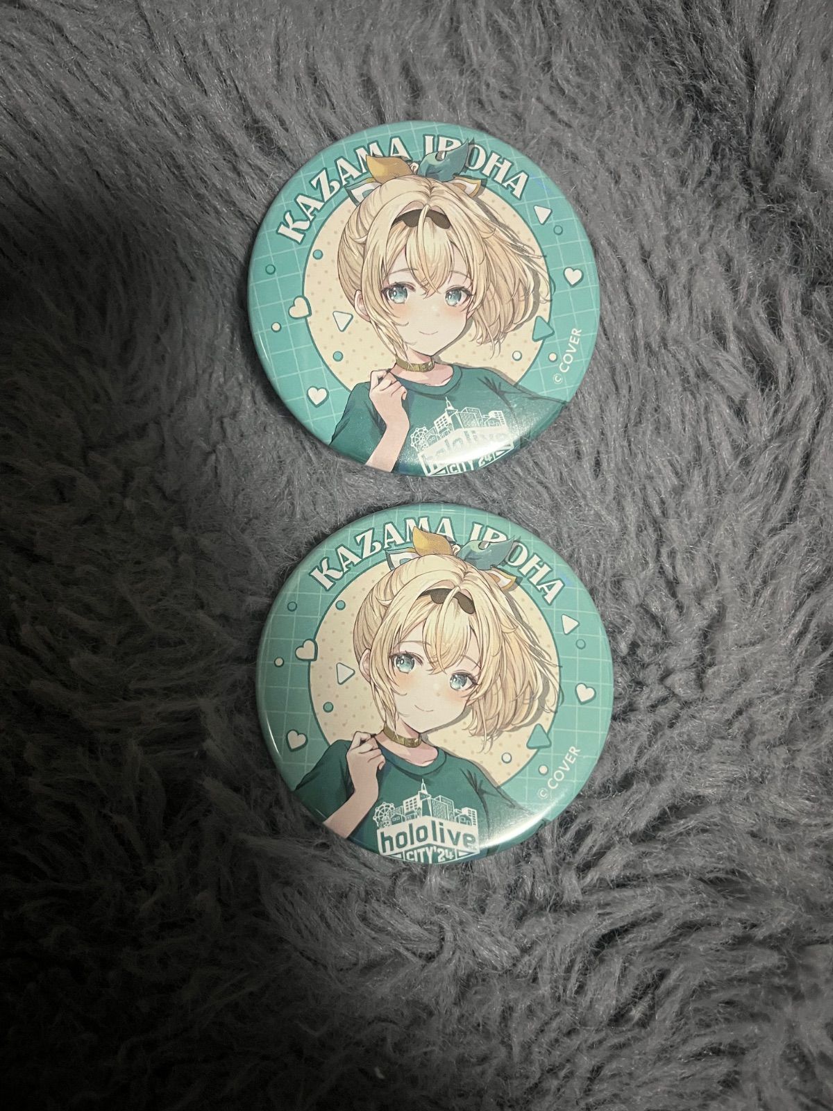 ホロライブシティ グリーンランド 風真いろは 缶バッジ ホロライブシティ hololivecity グリーンランド 風真いろは 缶バッジ
