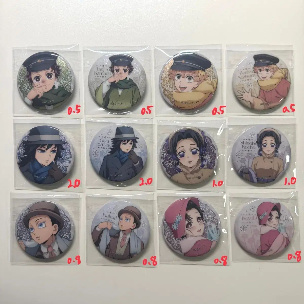 鬼滅の刃 2025 AGF 缶バッジ 義勇 しのぶ 竈門 炭治郎 錆兎 鋼 - メルカリ