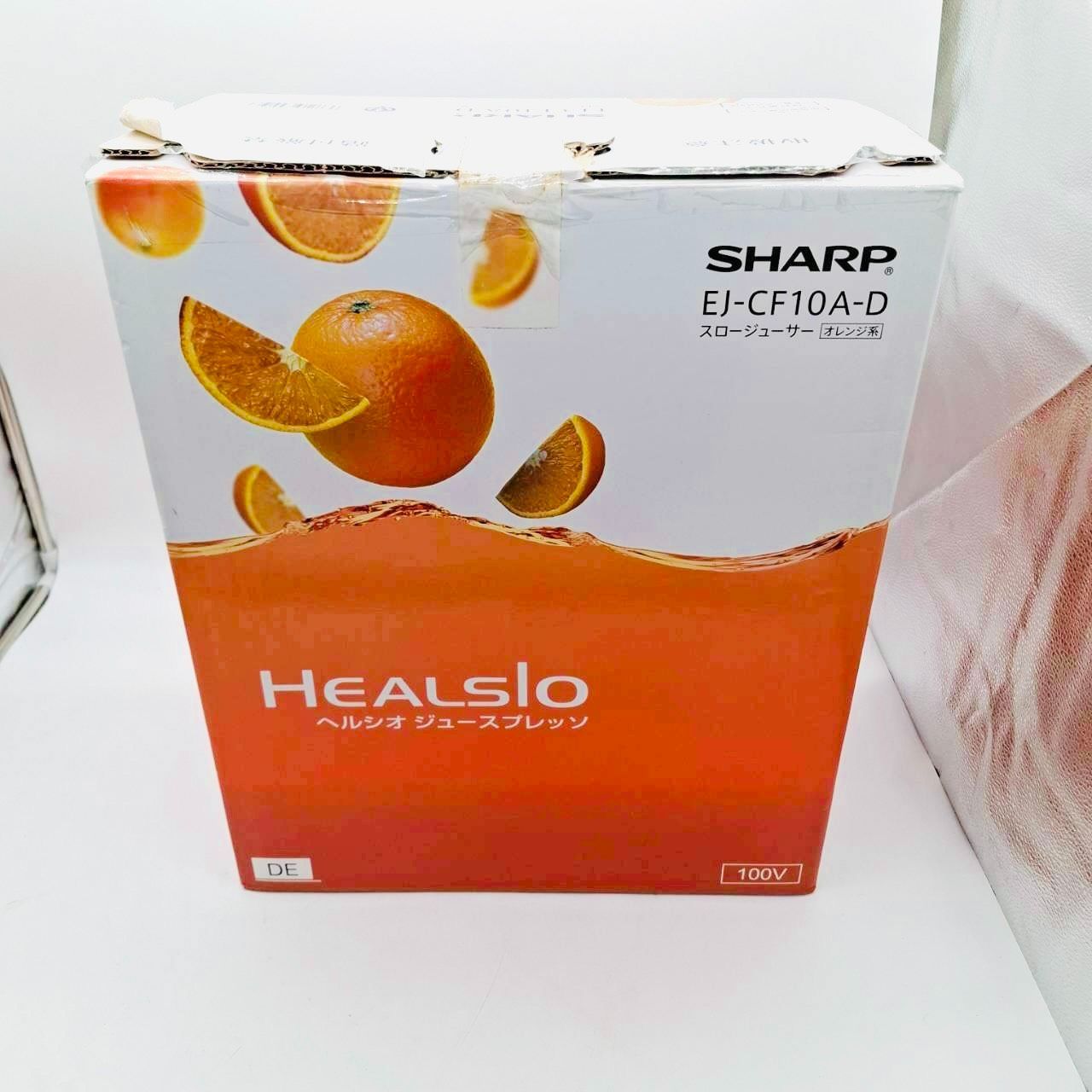 1週間動作保証］SHARP ヘルシオ スロージューサー EJ-CF10A-D - メルカリ