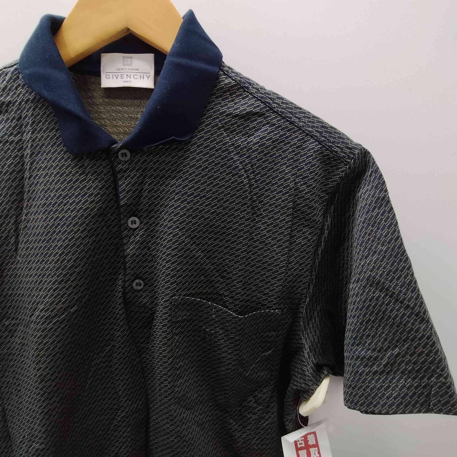 ジバンシィ GIVENCHY MADE IN ITALY イタリア製 OLD ロゴ 刺繍 総柄 S 