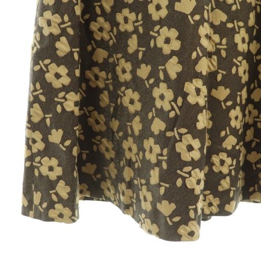 エムズグレイシー M'S GRACY 花柄 ジャガード ワンピース ロング 半袖