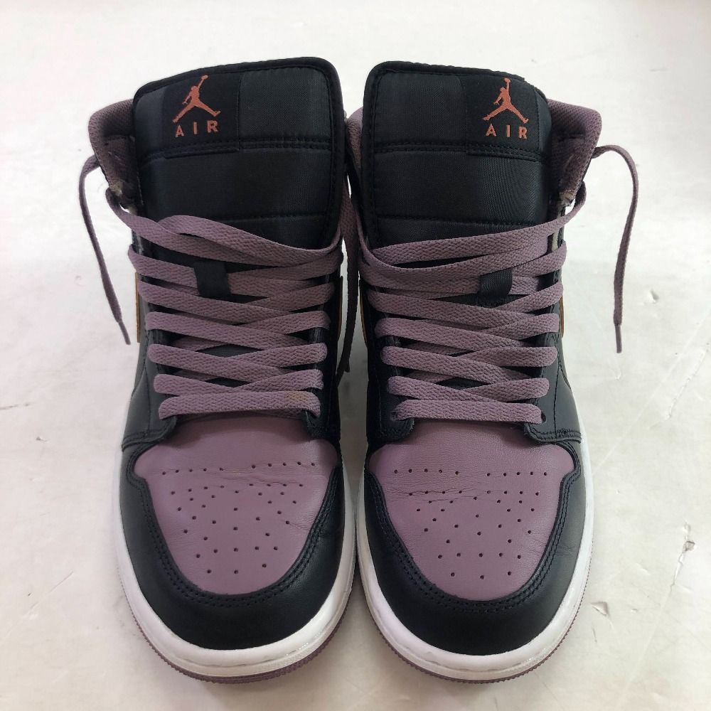 04 w 5767∞ NIKE AIR JORDAN 1 MID SE ナイキ エアジョーダン1 ミッド FB 9911-008 ブラック|スカイJモーブ|スカイJオレンジ 27 cm スニーカー