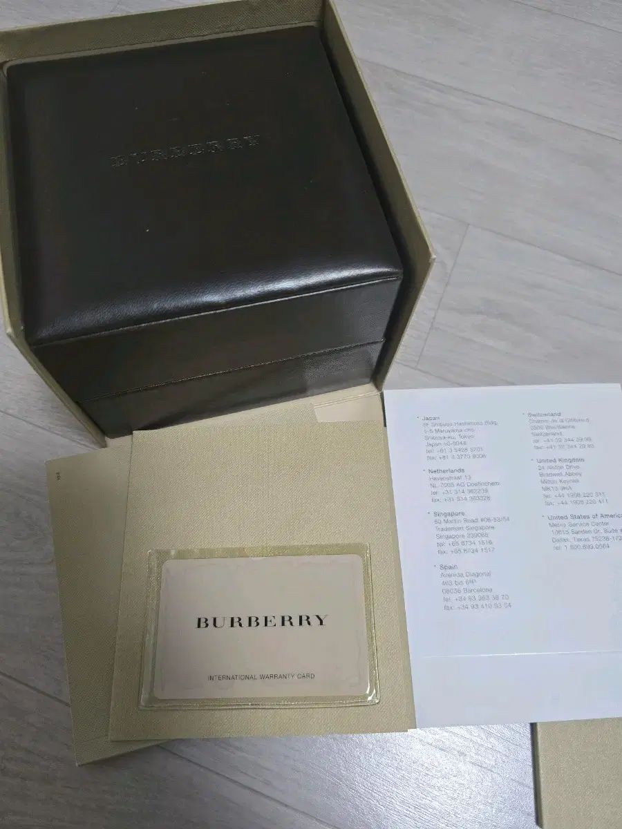 バーバリー 保証書 ケース フルセット