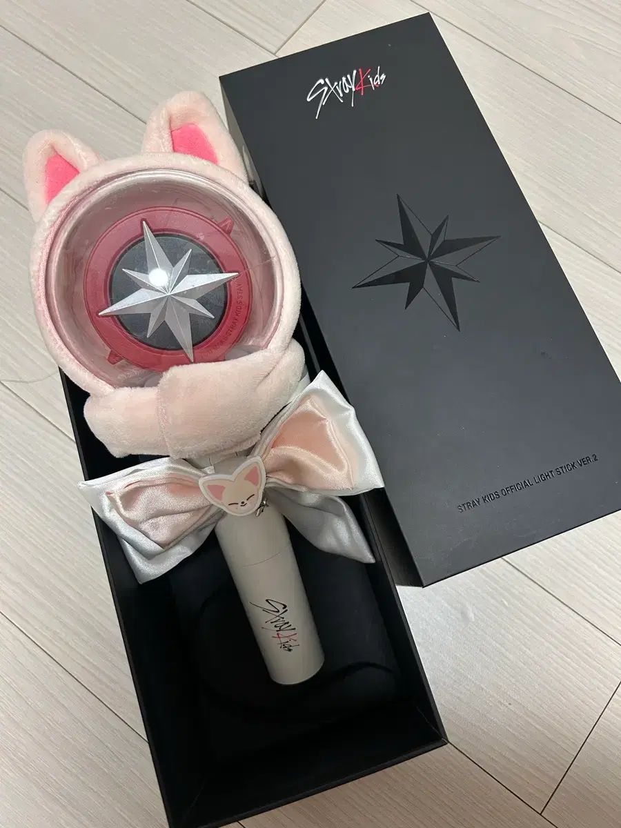 Stray Kids ストレイキッズ スキズ SKZ ペンライト ver 2 FoxI.Ny フォクシーニ リボン カバー