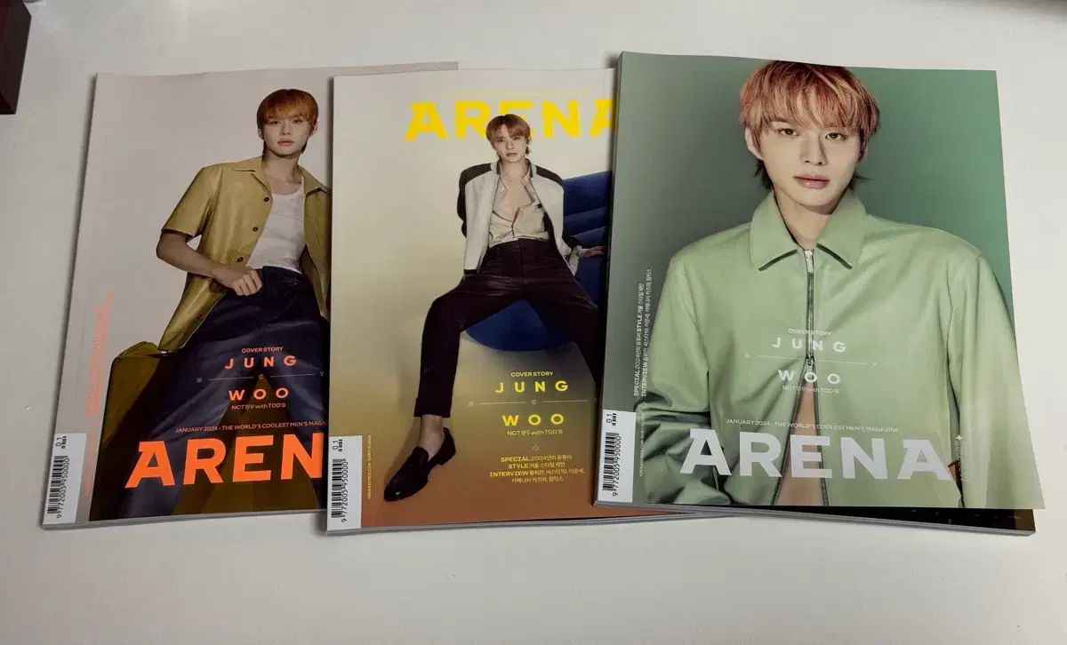 まとめ ジョンウ(JUNG WOO) Arena アリーナ オム TOD'S トッズ 雑誌