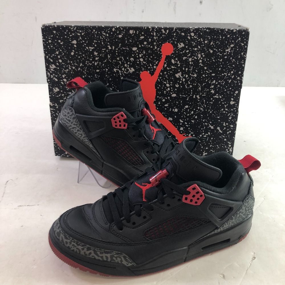 04 w 5768∞ NIKE JORDAN SPIZIKE LOW ナイキ ジョーダン スパイジーク ロー ブレッド FQ 1759-006 ブラック|ジムレッド-クールグレー 26 cm スニーカー