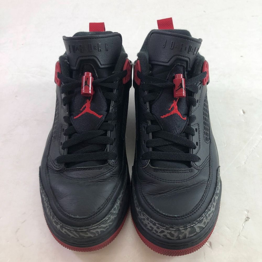 04 w 5768∞ NIKE JORDAN SPIZIKE LOW ナイキ ジョーダン スパイジーク ロー ブレッド FQ 1759-006 ブラック|ジムレッド-クールグレー 26 cm スニーカー