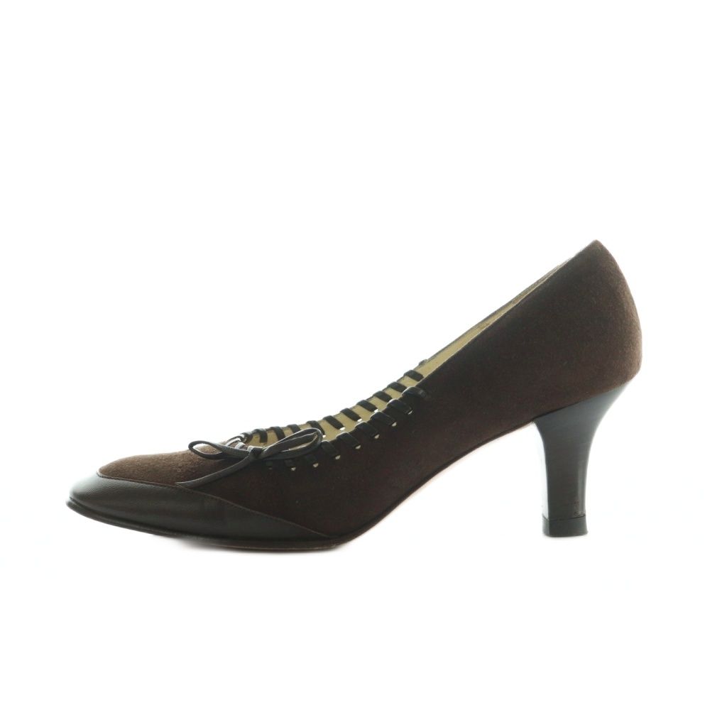 サルヴァトーレフェラガモ Salvatore Ferragamo パンプス スクエアトゥ