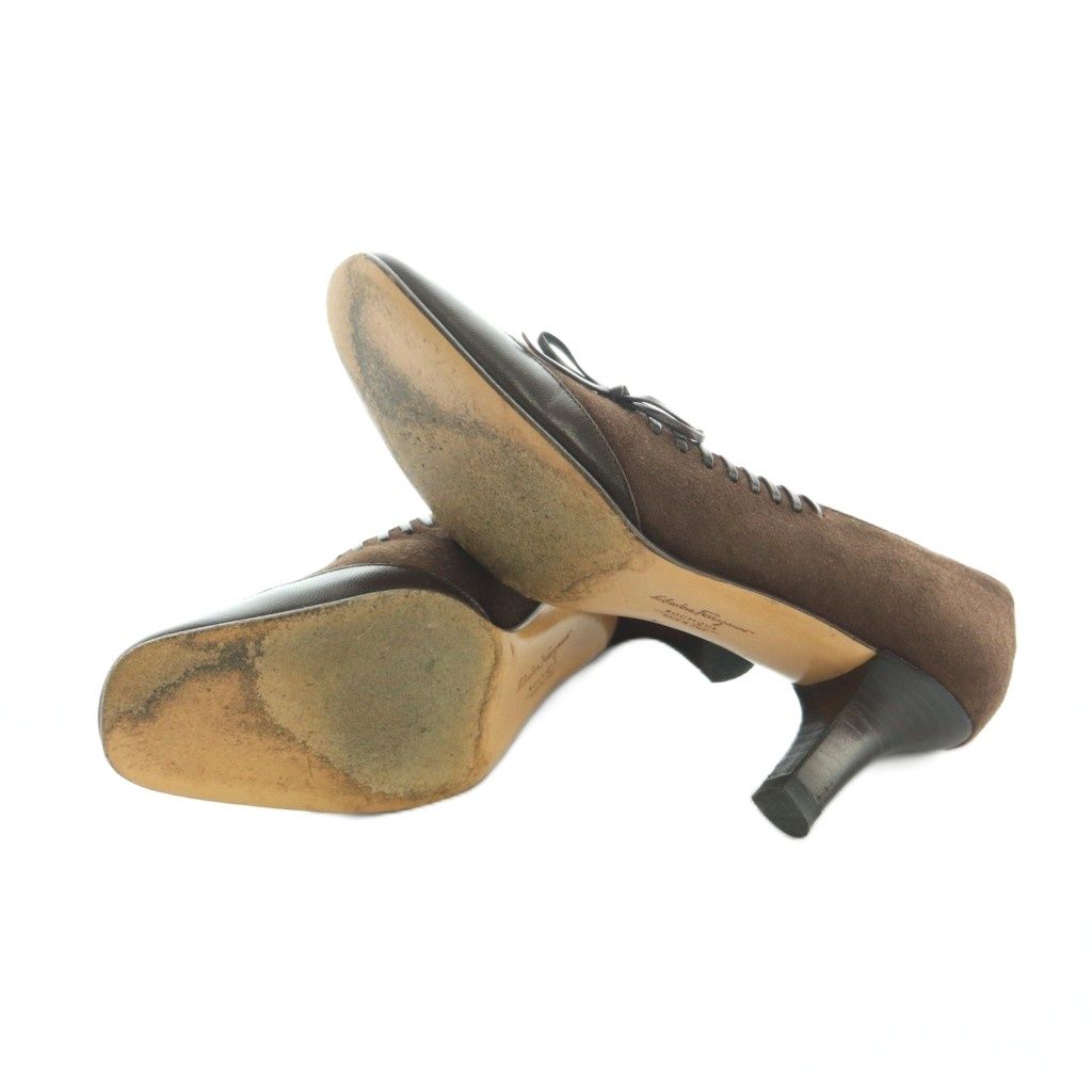 サルヴァトーレフェラガモ Salvatore Ferragamo パンプス スクエアトゥ