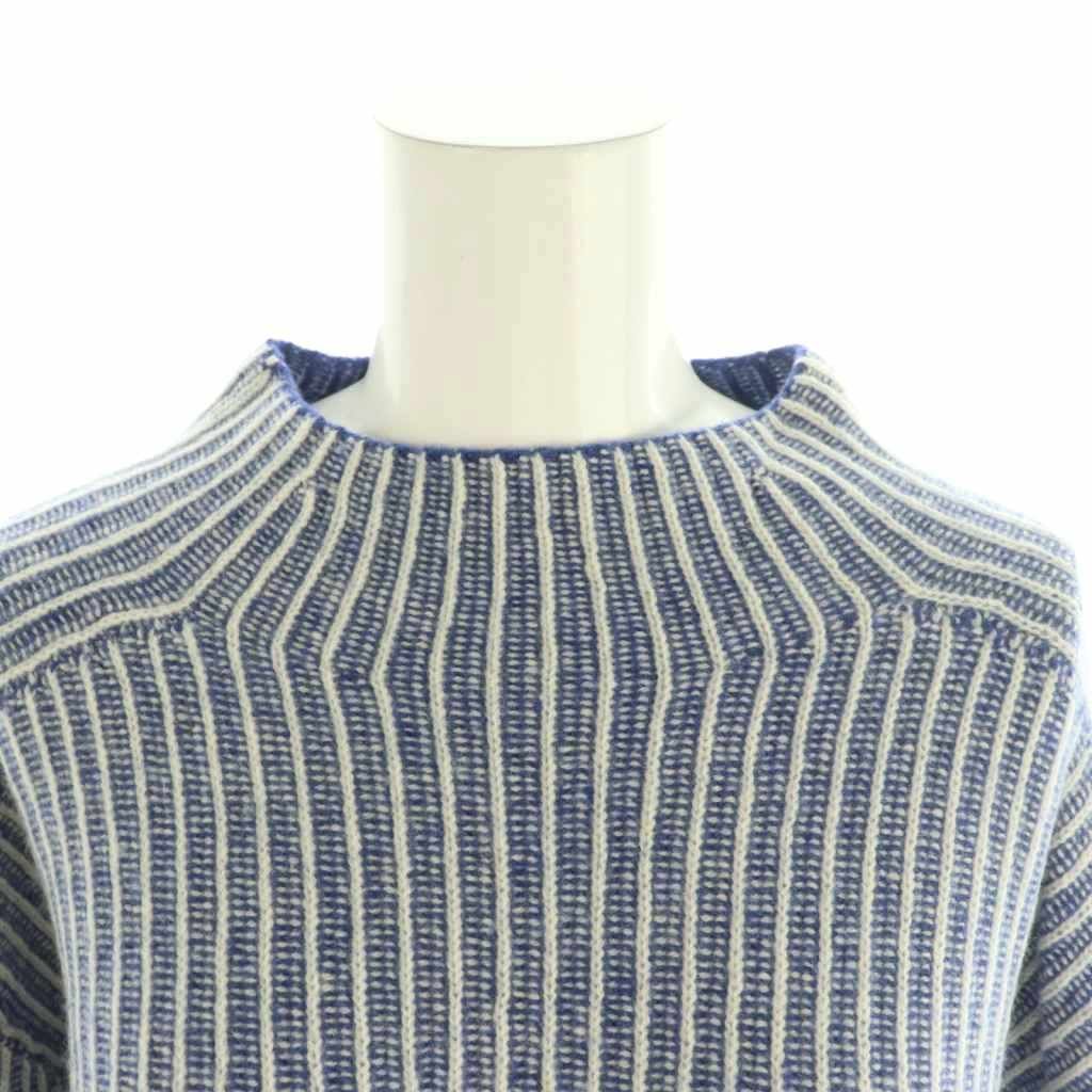 美品 Theory　セオリー WARM CASH　BICOLOR MOCK NK theory Warm Cash Bicolor Mock NK 快適