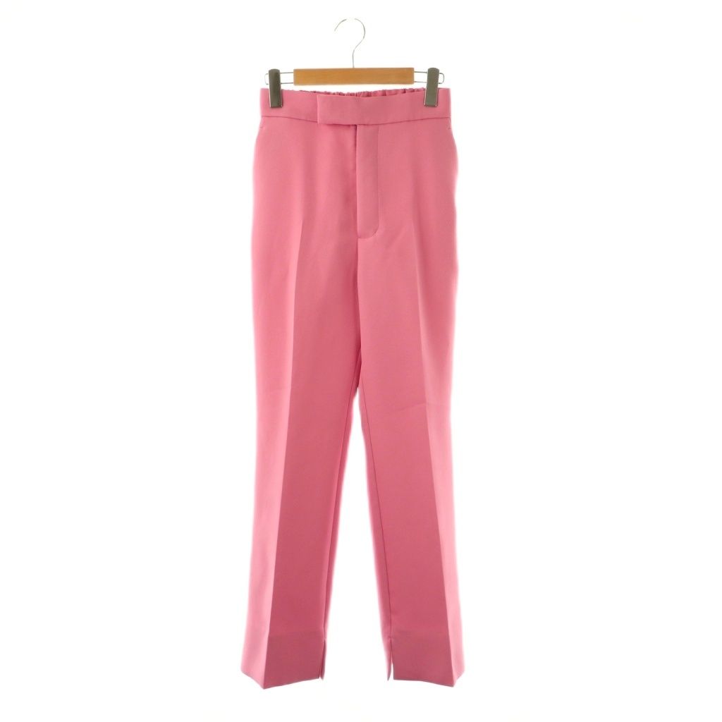 ヨリ yori 24 AW トリプルクロスブーツカットパンツ 36 ピンク |HK OS