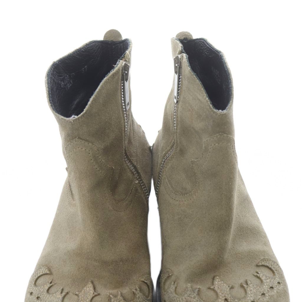 ゴールデングース GOLDEN GOOSE ウエスタンショート ブーツ スエード