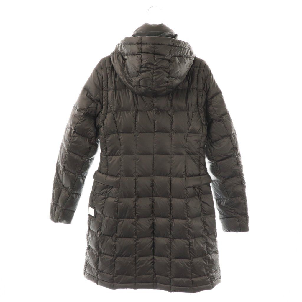 タイオン TAION EXTRA ダウンコート ジップアップ ロング S ブラック