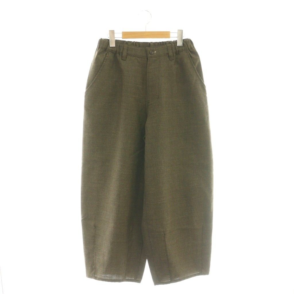 ヴラス ブラム Vlas Blomme ダーツパンツ ワイドパンツ F ブラウン |DF OS SH