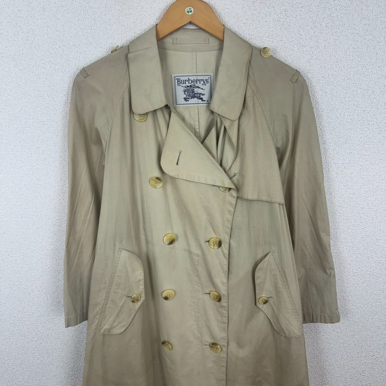 90s Burberrys バーバリー トレンチコート ベージュ レディース 古着