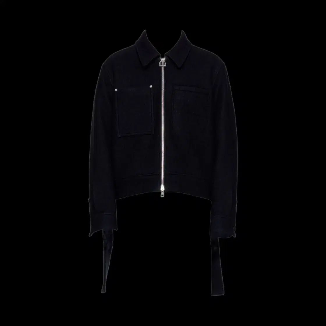 23 fw ウール ベルト付き ジャケット 46