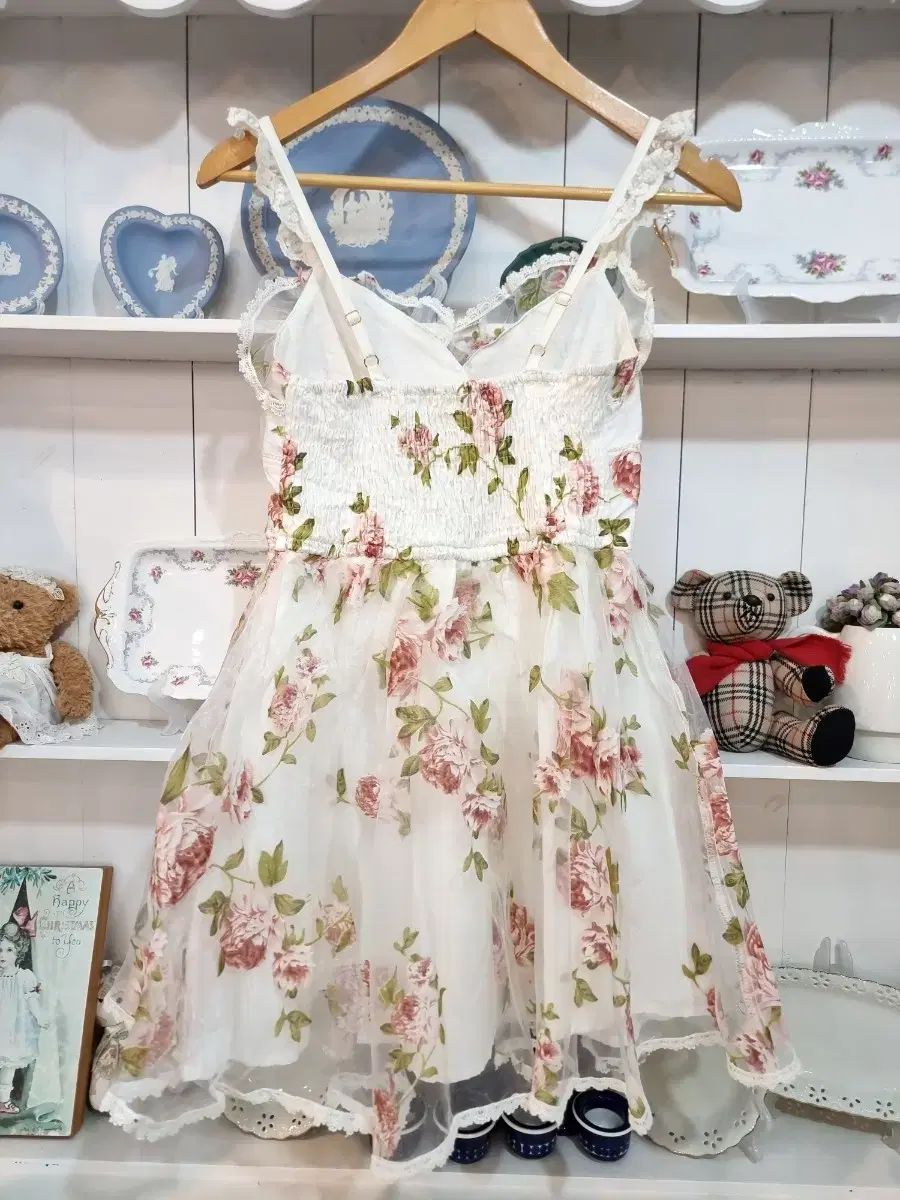 リズリサ(LIZ LISA) ローズ フラワー シフォン ワンピース - メルカリ