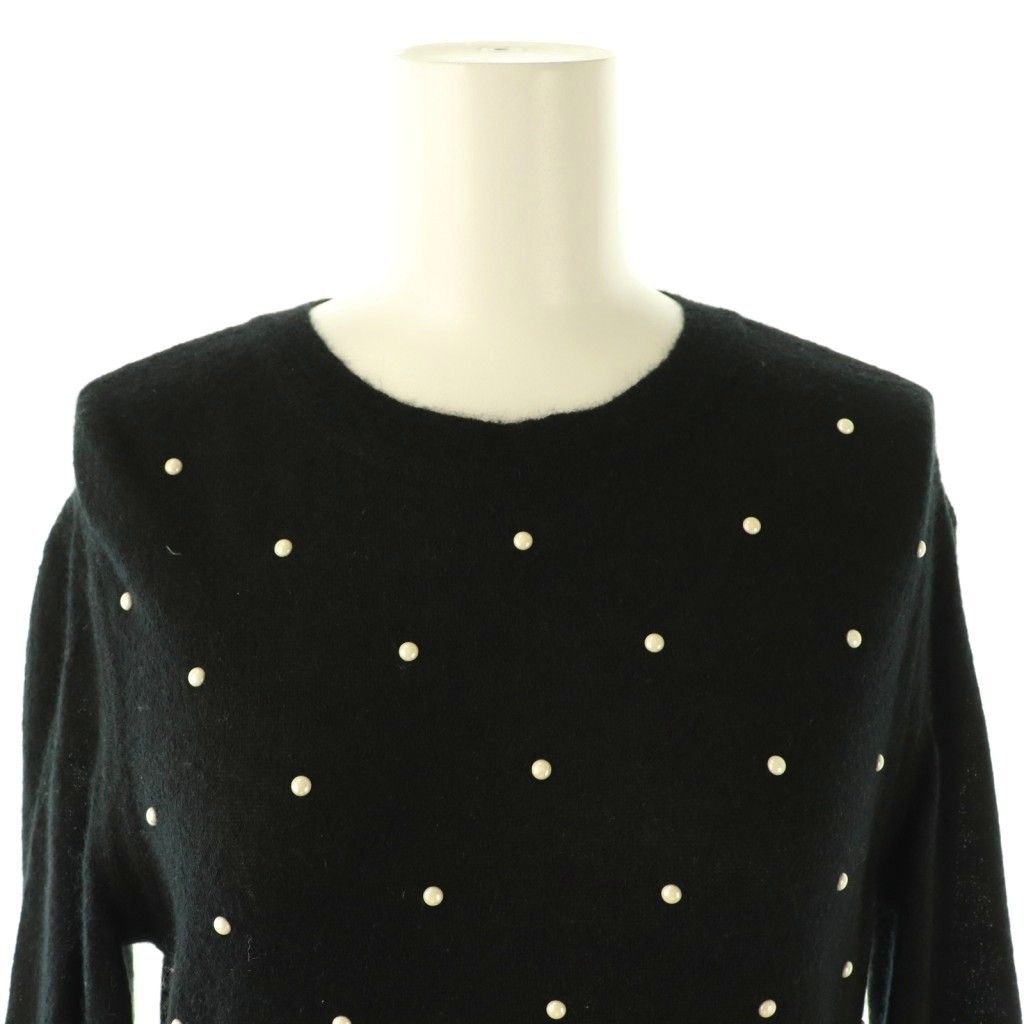 シャネル CHANEL P50016 モヘアカシミヤ パール ココマーク ニット