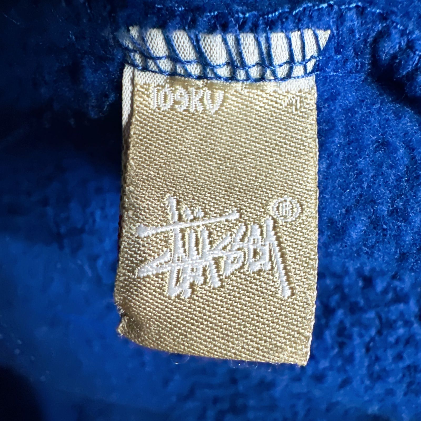 STUSSY ステューシー INTL TRIBE パーカー M ブルー 青 プルオーバー 