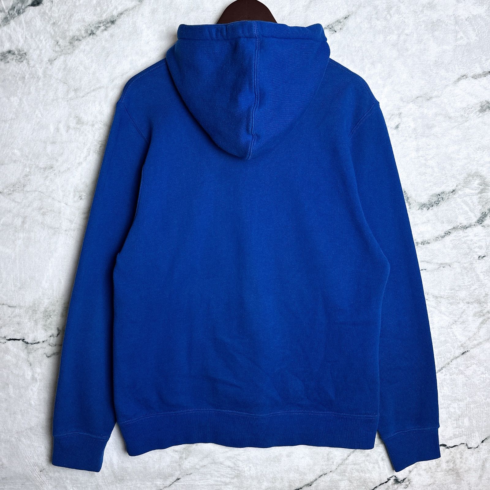 STUSSY ステューシー INTL TRIBE パーカー M ブルー 青 プルオーバー 