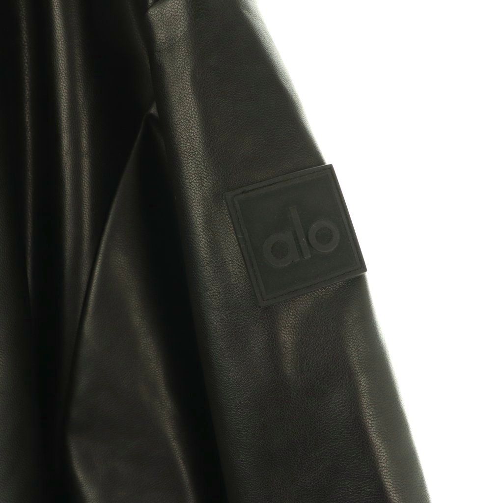 アローヨガ ALO Yoga プレミアフェイクレザー ボンバー ジャケット