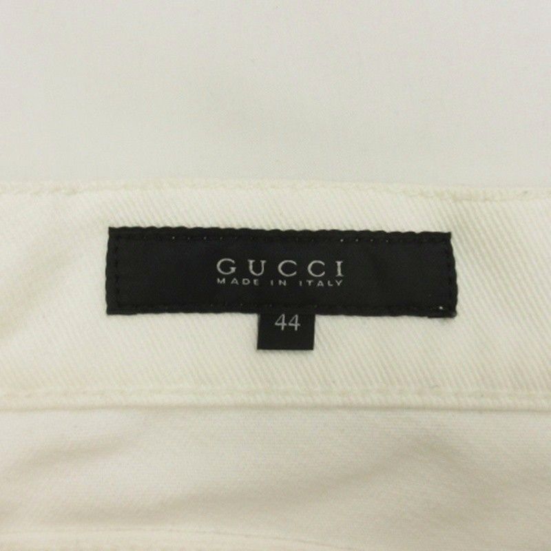 【中古】グッチ GUCCI デニム パンツ ジーンズ 375819 ホワイト 44 メンズ グッチ GUCCI デニム パンツ ジーンズ 375819 ホワイト 44 - メルカリ