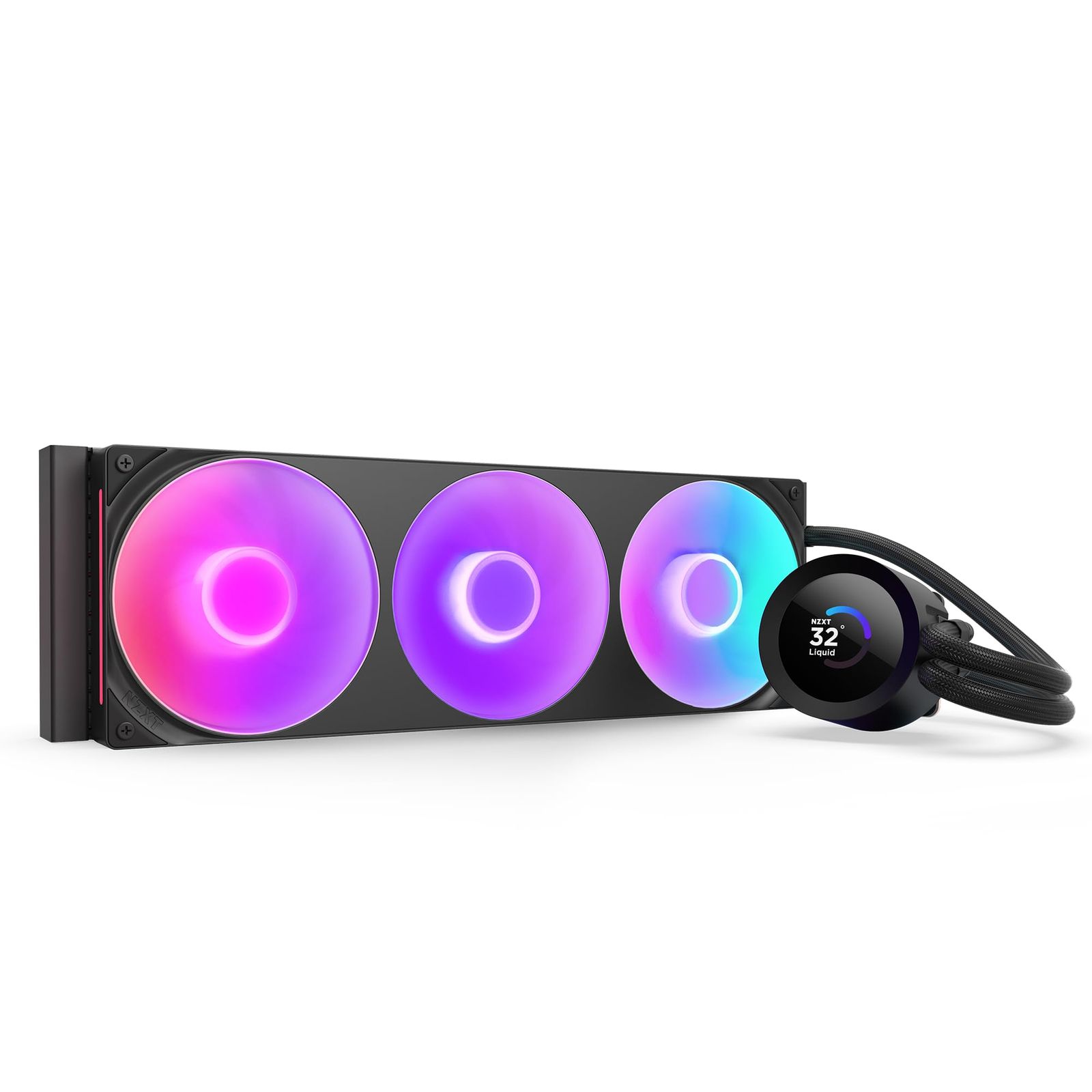 NZXT Kraken Plus 360 RGB v 2 Black 簡易水冷CPUクーラー ブラック RL-KR 360-B FN 2487 mm