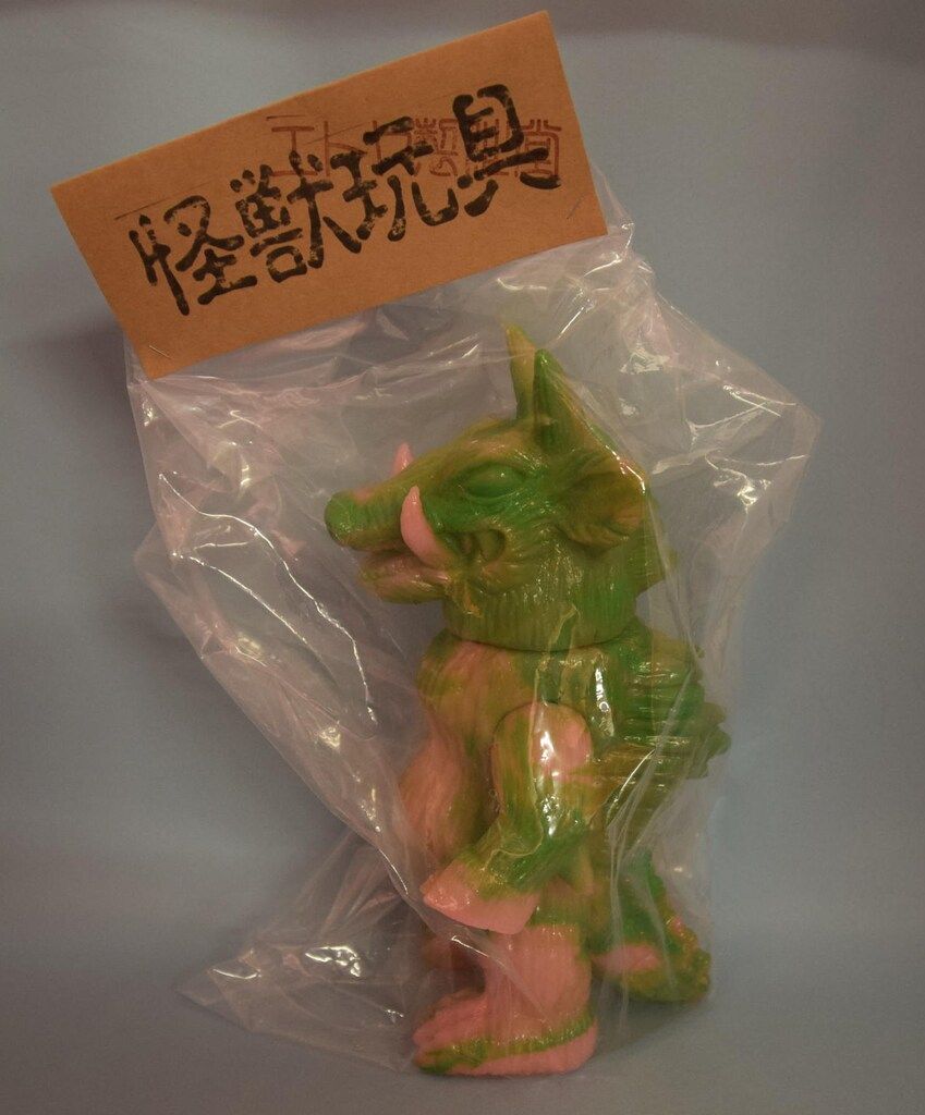 MONSTOCK!! エトヤ製作堂 護国怪獣 牛頭羅 染井吉野|ピンク|緑マーブル成型