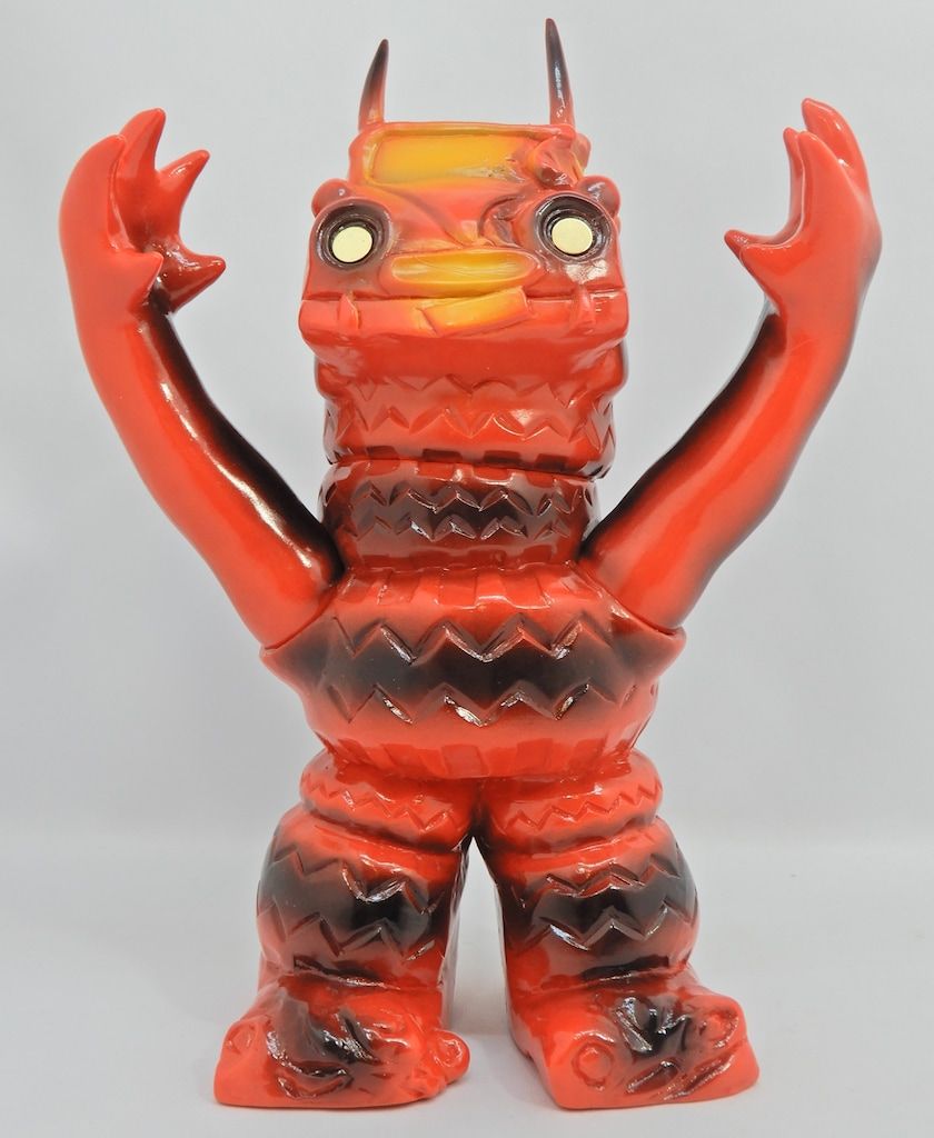 復刻堂 復刻昭和の大怪獣 スモゴン(赤成型、ブラックスプレー、金目