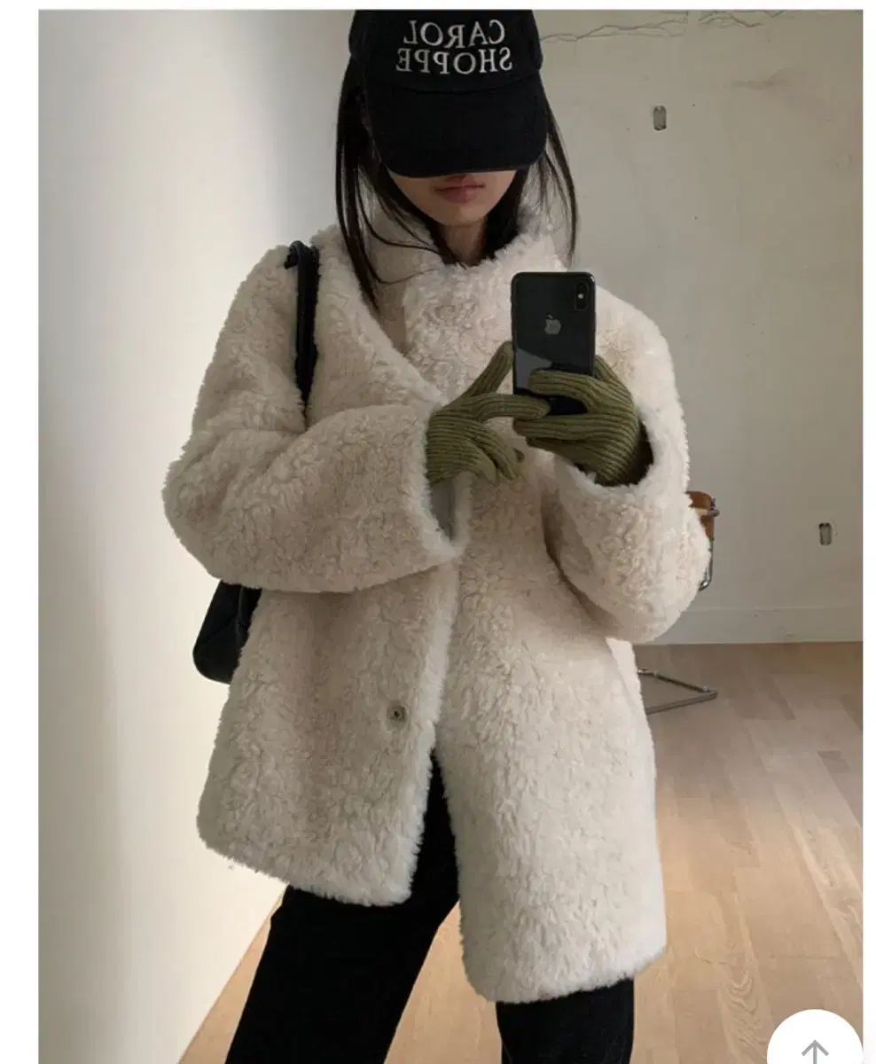 リールス ファージャケット エイブリー ジグザグ