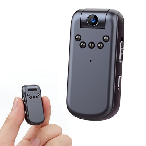 128 GB ボイスレコーダー 180°ロータリーレンズ 1080 P 超小型 パソコン外付けカメラ機能 ICボイスレコーダー HDノイズリダクション 160°視野 アクションカメラ クリップ式 音声検知 ワンタッチ録音 多機能 大容量 38187 f 6 e