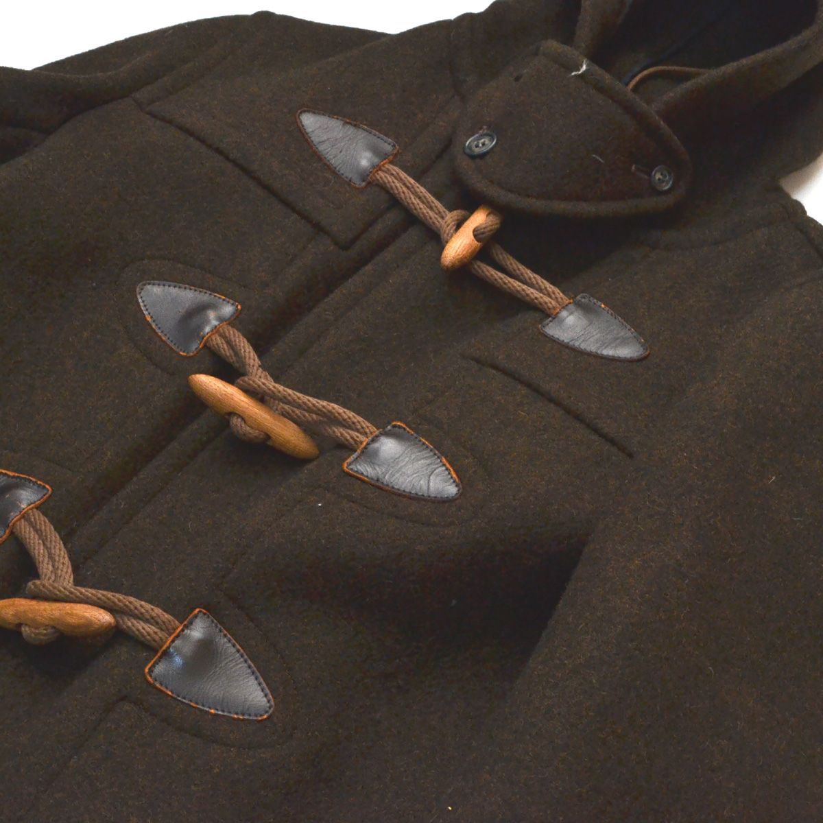 VAN JAC ヴァンヂャケット メルトンウール ダッフルコート ロング丈