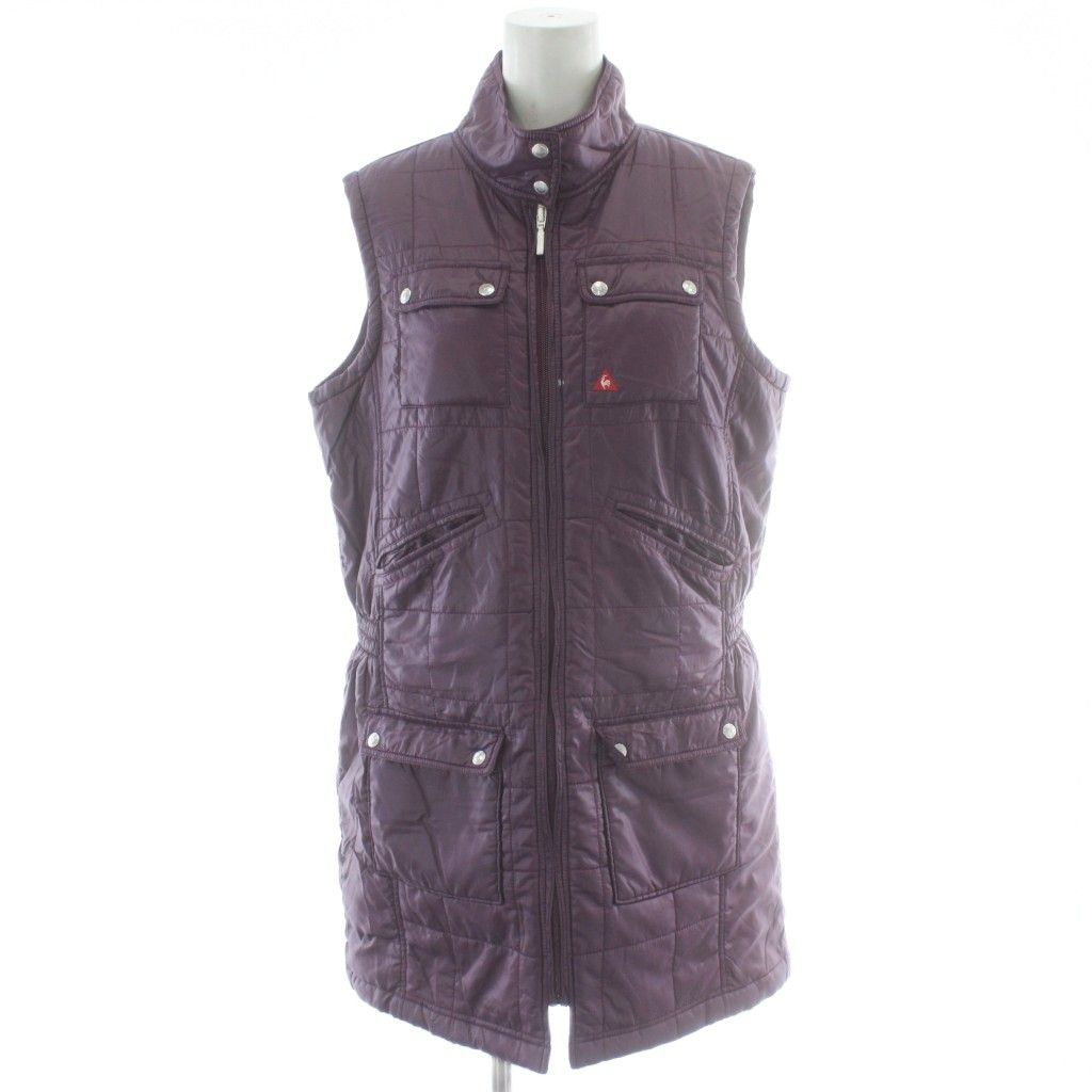 ルコックスポルティフ le coq sportif 中綿ベスト ロング ジップアップ