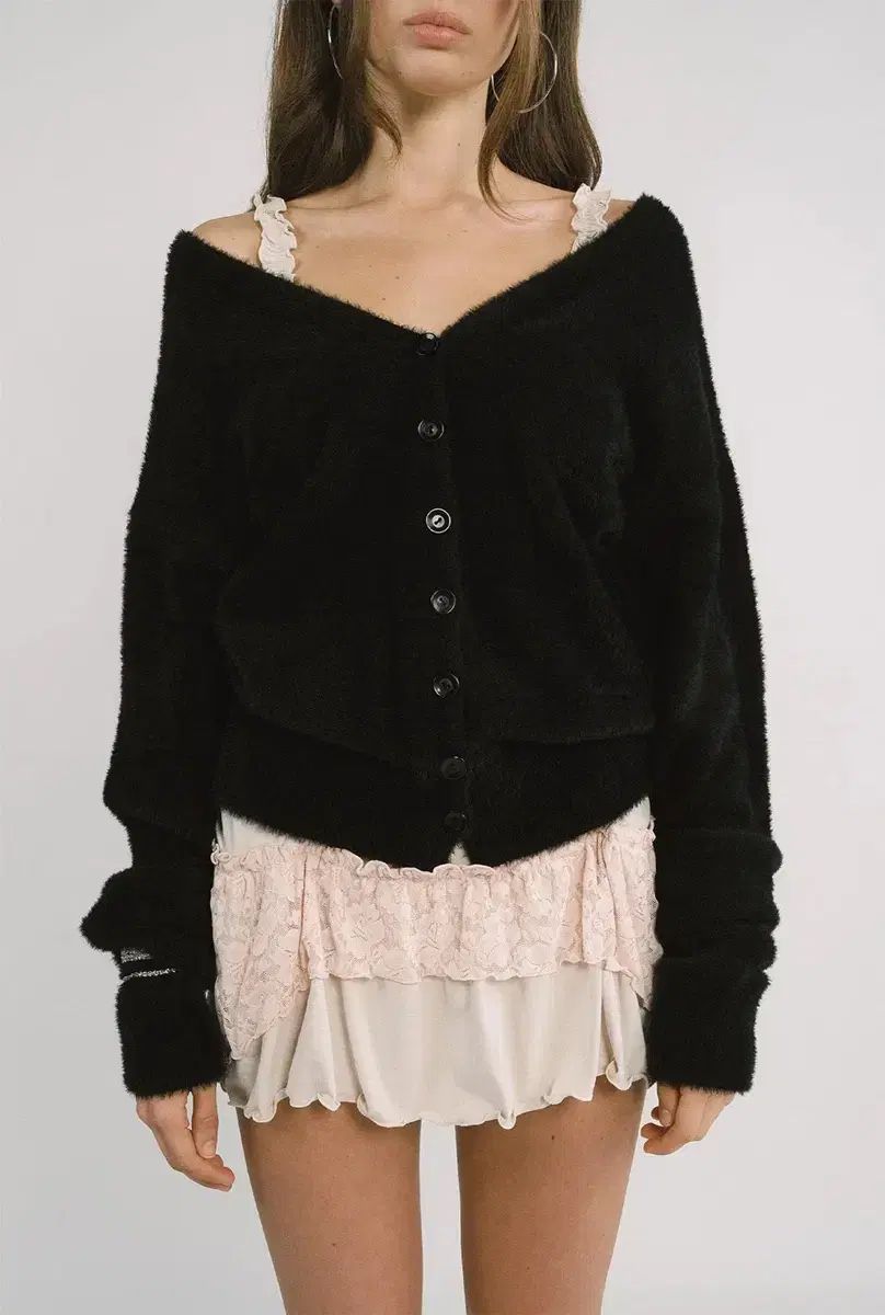 タグ付き スリータイムズ fairy knit cardigan