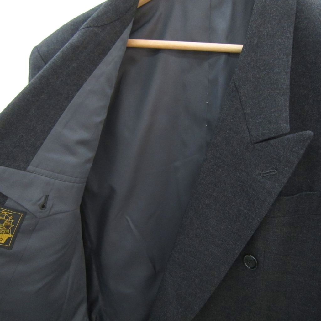 ダンヒル dunhill テーラードジャケット ミドル丈 ダブルボタン 総裏地