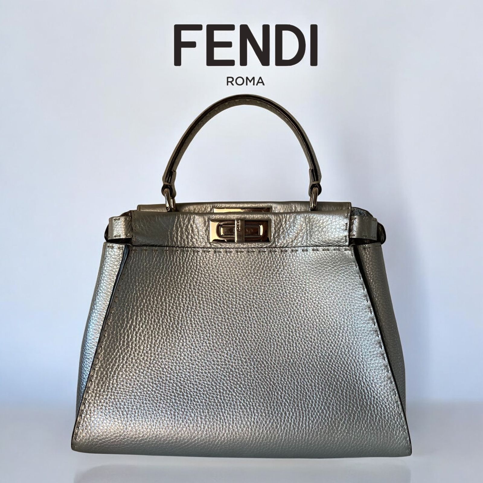 美品】FENDI フェンディ ピーカブー ミディアム セレリア レディース