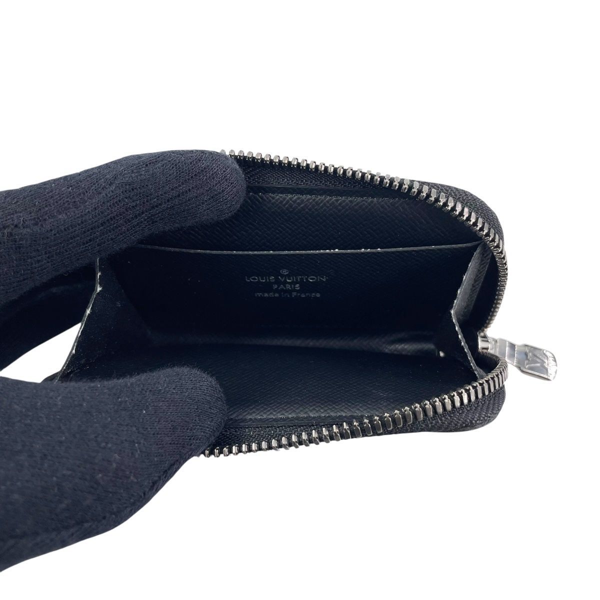 【中古】LOUIS VUITTON ルイ・ヴィトン ポルト モネ ジュール M63536  モノグラム・エクリプス ･キャンバス ブラック ノワール メンズ ケース 25019656 RD 中古】LOUIS VUITTON ルイ・ヴィトン ポルト モネ ジュール M63536