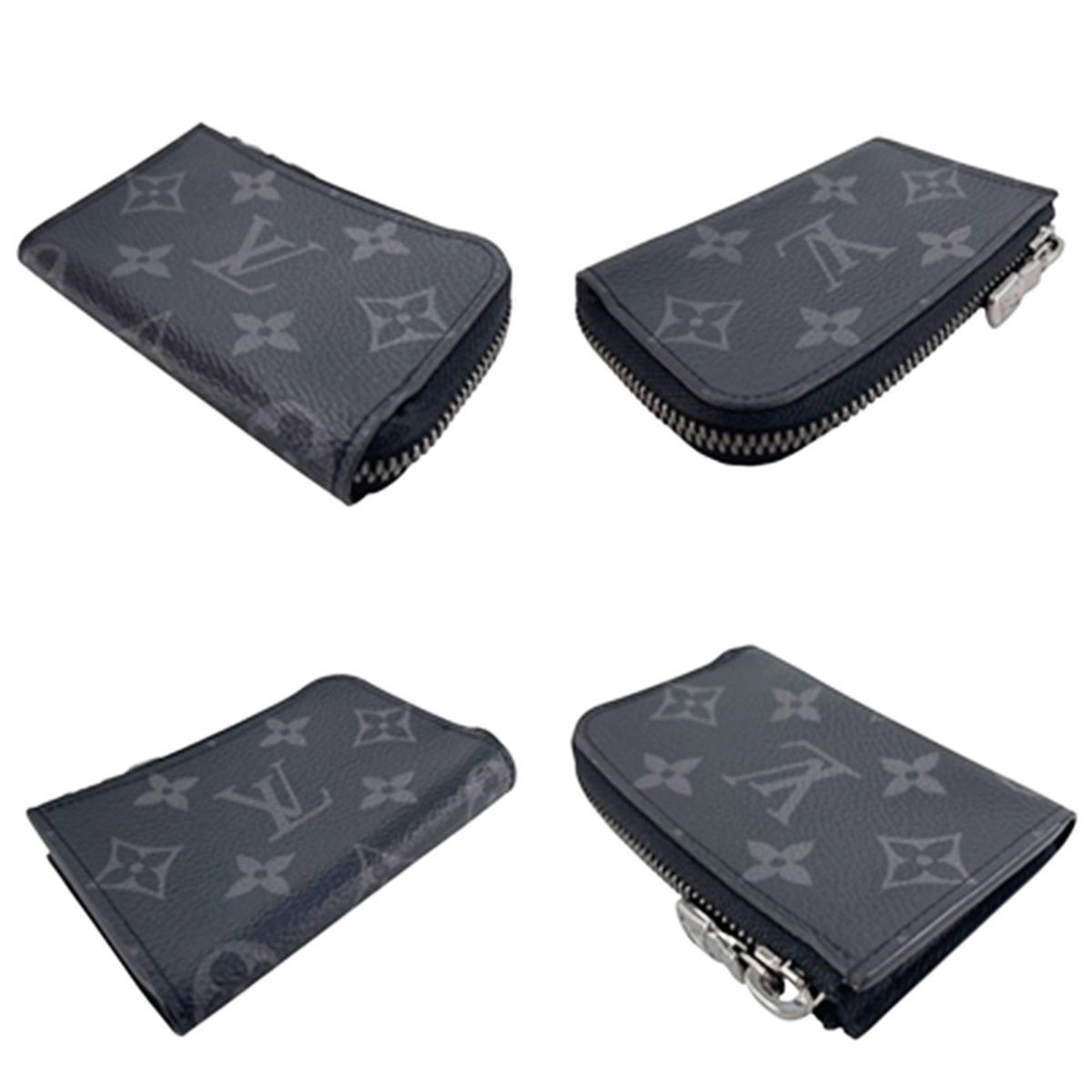 【中古】LOUIS VUITTON ルイ・ヴィトン ポルト モネ ジュール M63536  モノグラム・エクリプス ･キャンバス ブラック ノワール メンズ ケース 25019656 RD 中古】LOUIS VUITTON ルイ・ヴィトン ポルト モネ ジュール M63536