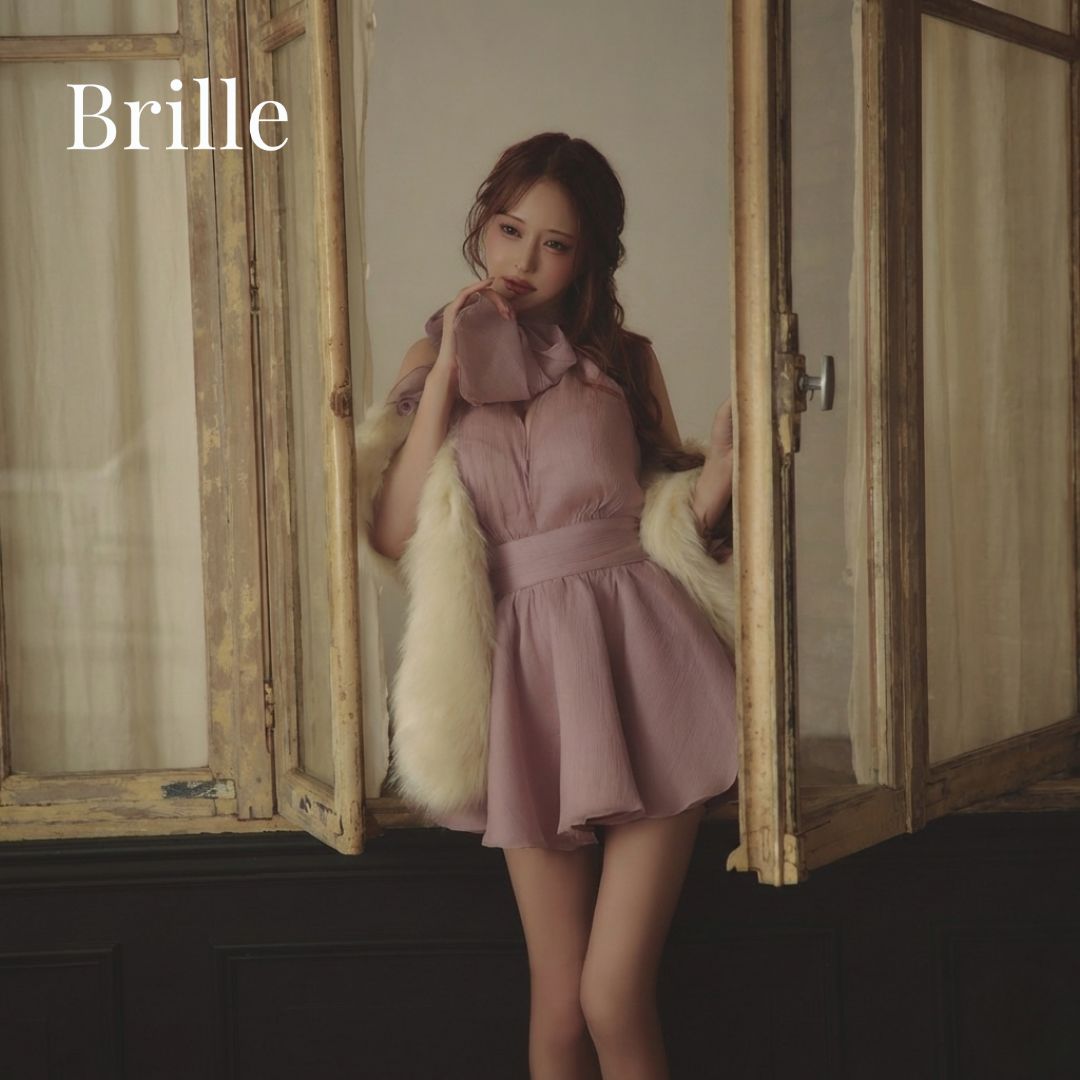 Brille ブリエ ローブドフルール 3791 Lune de mini dres Pink