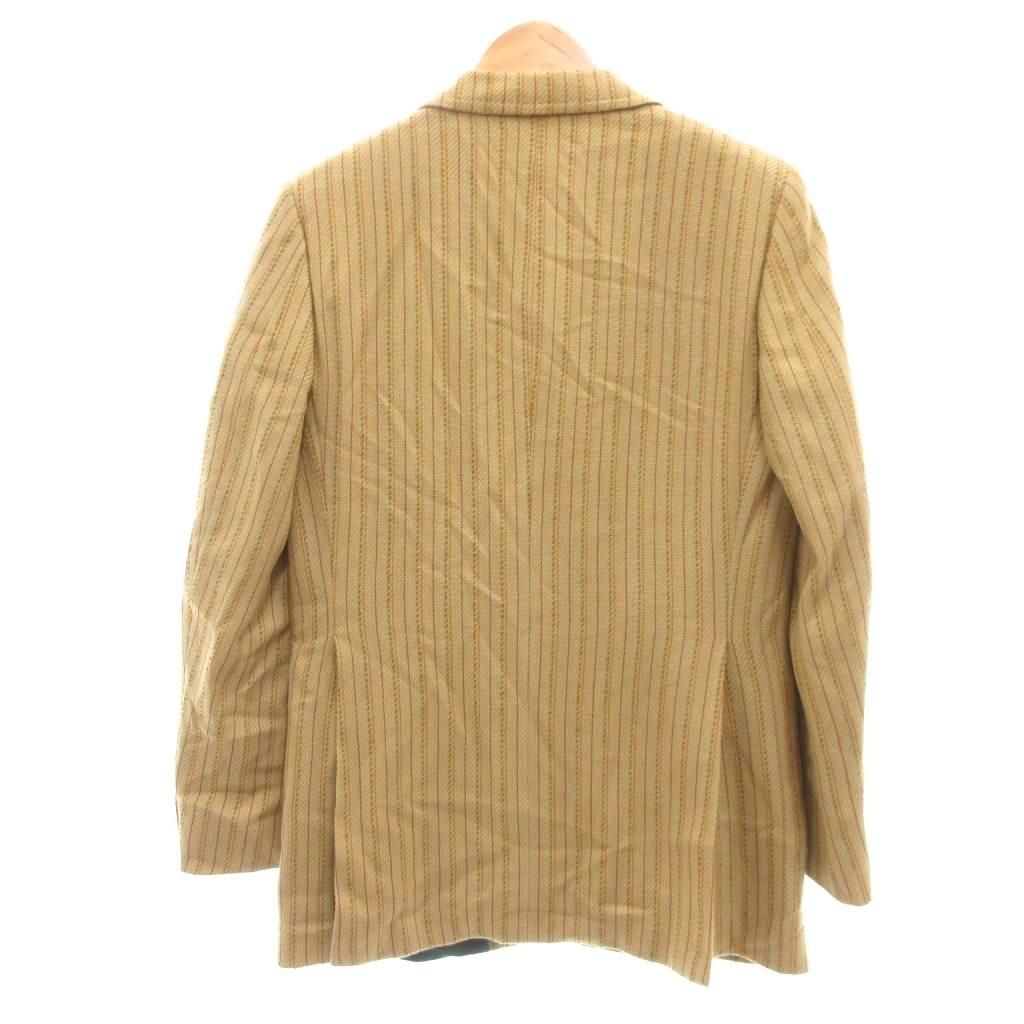 ダンヒル dunhill テーラードジャケット カシミヤ ストライプ柄 50