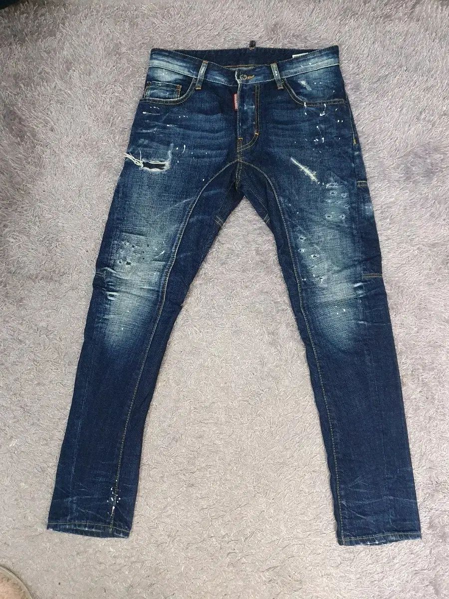 ディースクエアード2 デニム タイディ バイカーデニム 弾丸ウォッシュ パンツ 44