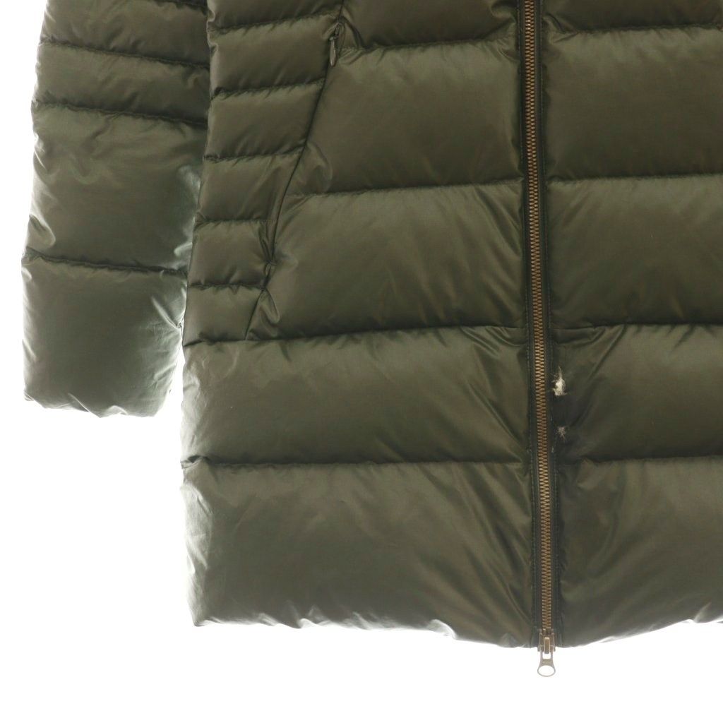 【中古】ザノースフェイス THE NORTH FACE ダウンコート アウター ロゴ ジップアップ 80 XS カーキ NFC1DG80 /CX ザノースフェイス THE NORTH FACE ダウンコート アウター ロゴ ジップ